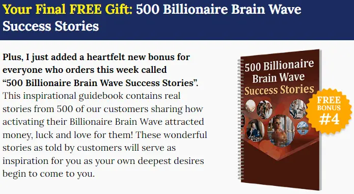 Billionaire Brain Wave Bonus